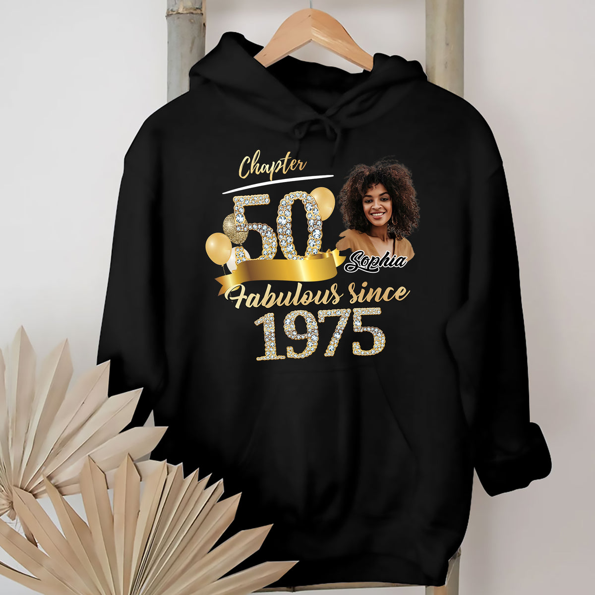 Chapter 50, Fabulous Since 1975 50th Birthday Unique T Shirt For Woman, Custom Birthday Shirt, Her Gifts For 50 Years Old , Turning 50 Birthday Cotton Shirt-YPT-ALK