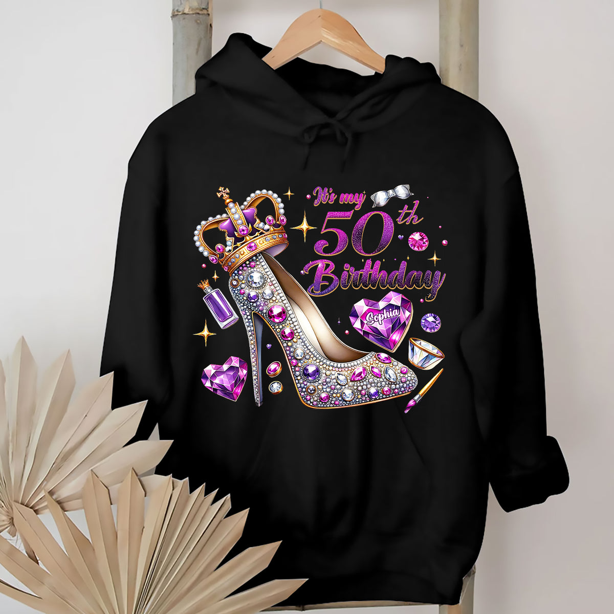 50th Birthday Shirts, Custom Birthday Shirts, Turning 50 Shirt, Gifts For Women Turning 50, 50 And Fabulous Shirt, 50th Birthday Shirts For Her-YPT-ALK