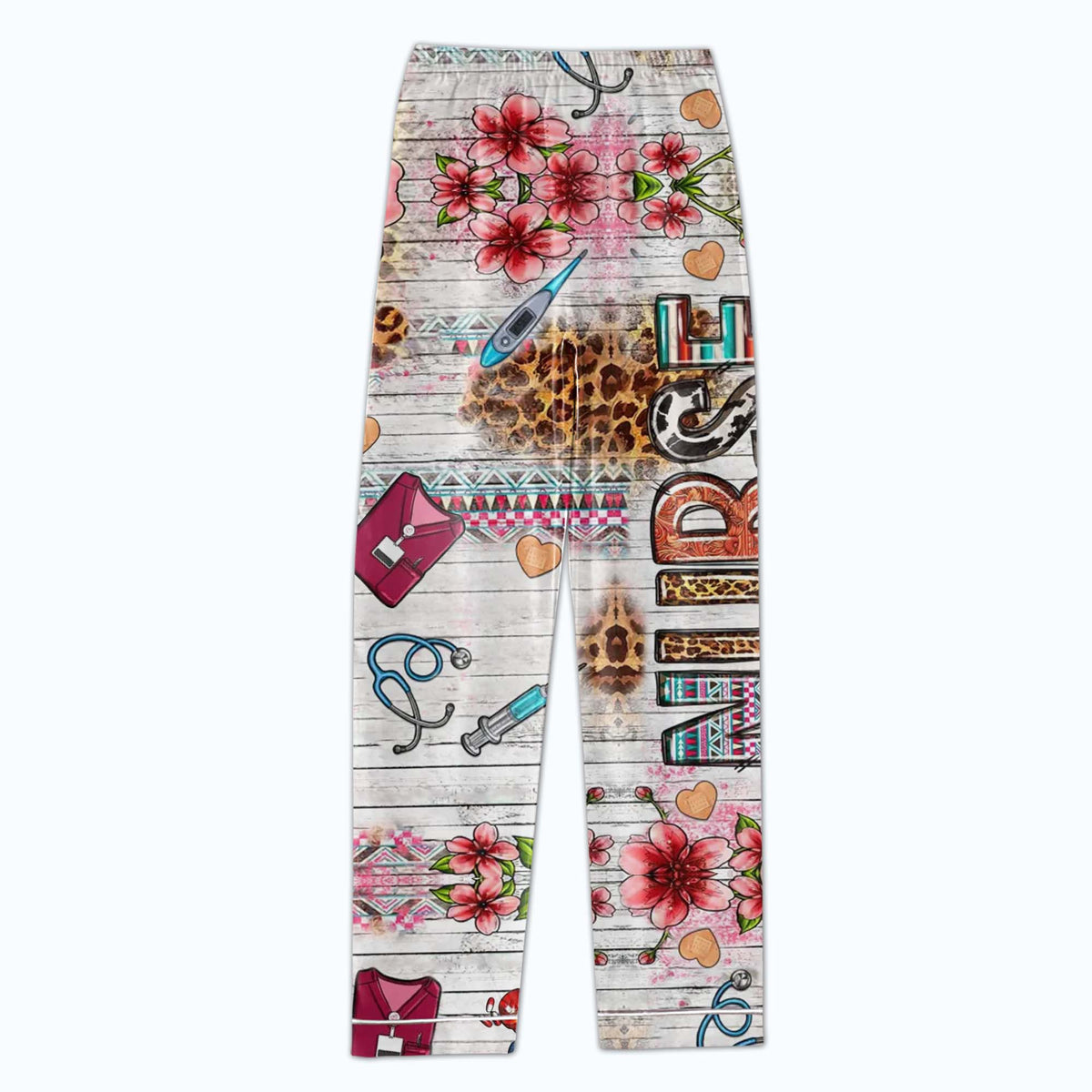 Personalized Women's Pajama Set, Gift For Nurse - Love Nurse Life, It's a beautiful day to save lives