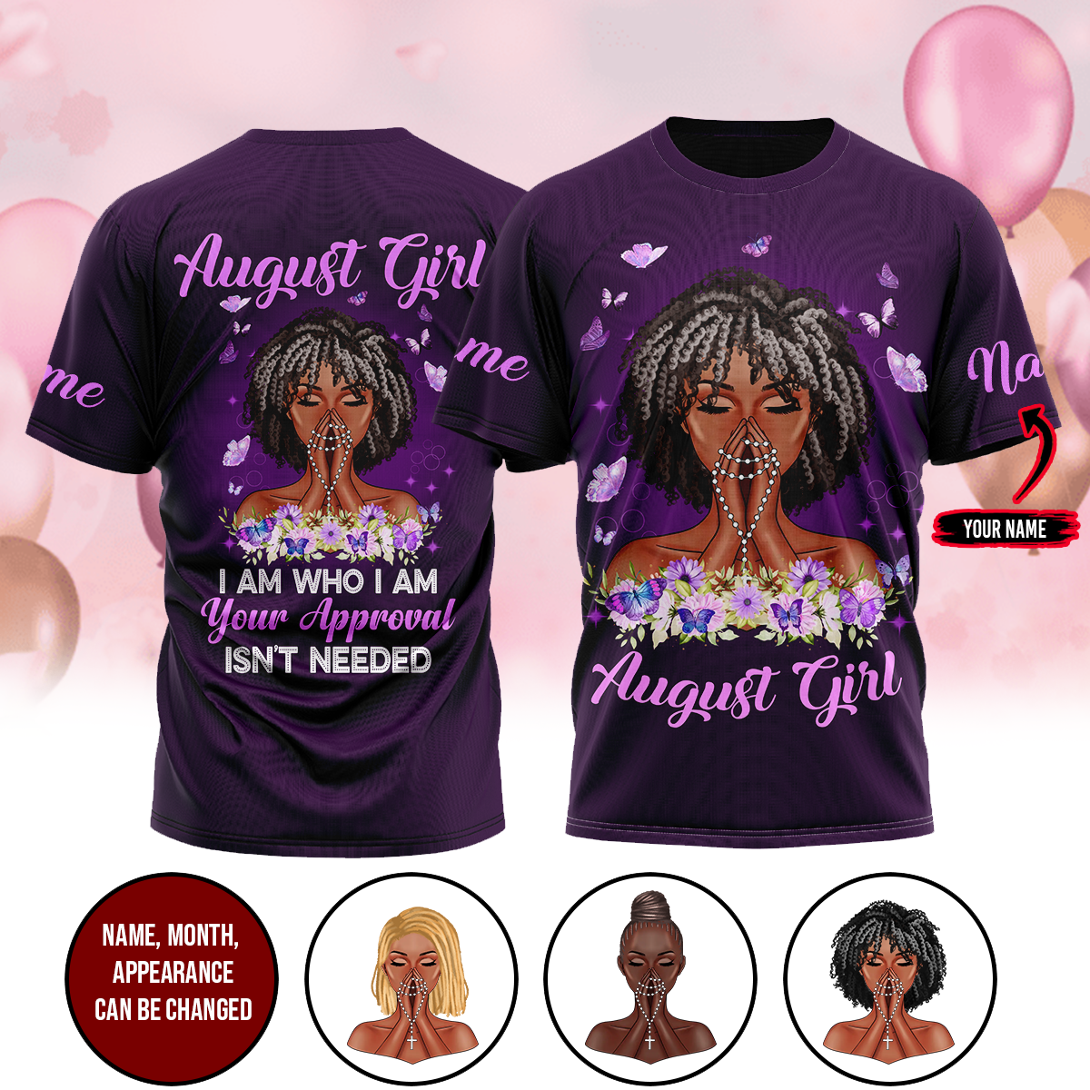 August Birthday Shirt, Custom Birthday Shirt, Queens Are Born In August, August Birthday Shirts For Woman