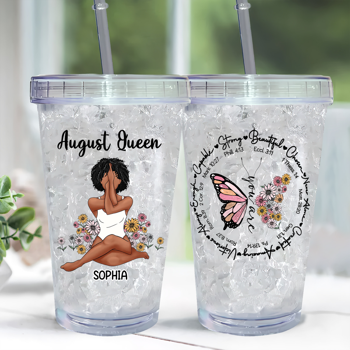 Personalized Tumblers, Birthday Tumbler, Birthdays In August, August Birthday Gifts For Her