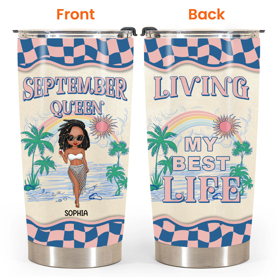 Personalized Tumblers, Birthday Tumbler, Birthdays In August, August Birthday Gifts For Her