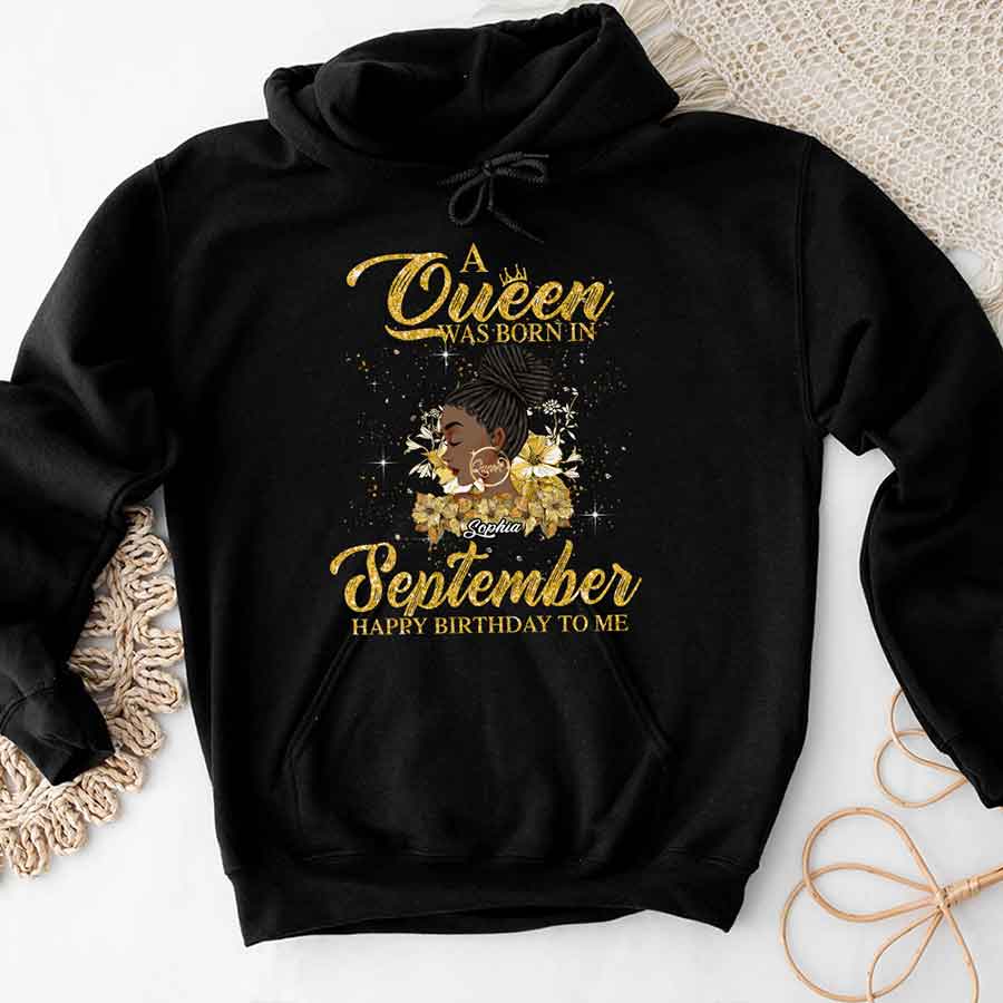 September Birthday Shirt, Custom Birthday Shirt, Queens are Born In September, September Birthday Shirts For Woman, September Birthday Gifts-YPT-HCT