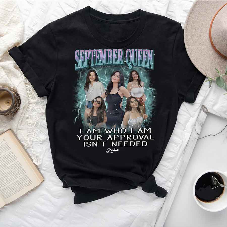 September Birthday Shirt, Custom Birthday Shirt, Queens are Born In September, September Birthday Shirts For Woman, September Birthday Gifts-YPT-HCT