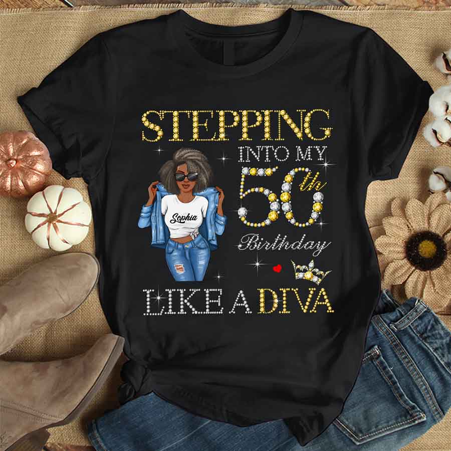 50th Birthday Shirts, Custom Birthday Shirts, Turning 50 Shirt, Gifts For Women Turning 50, 50th Birthday Shirts For Her-YPT-HCT