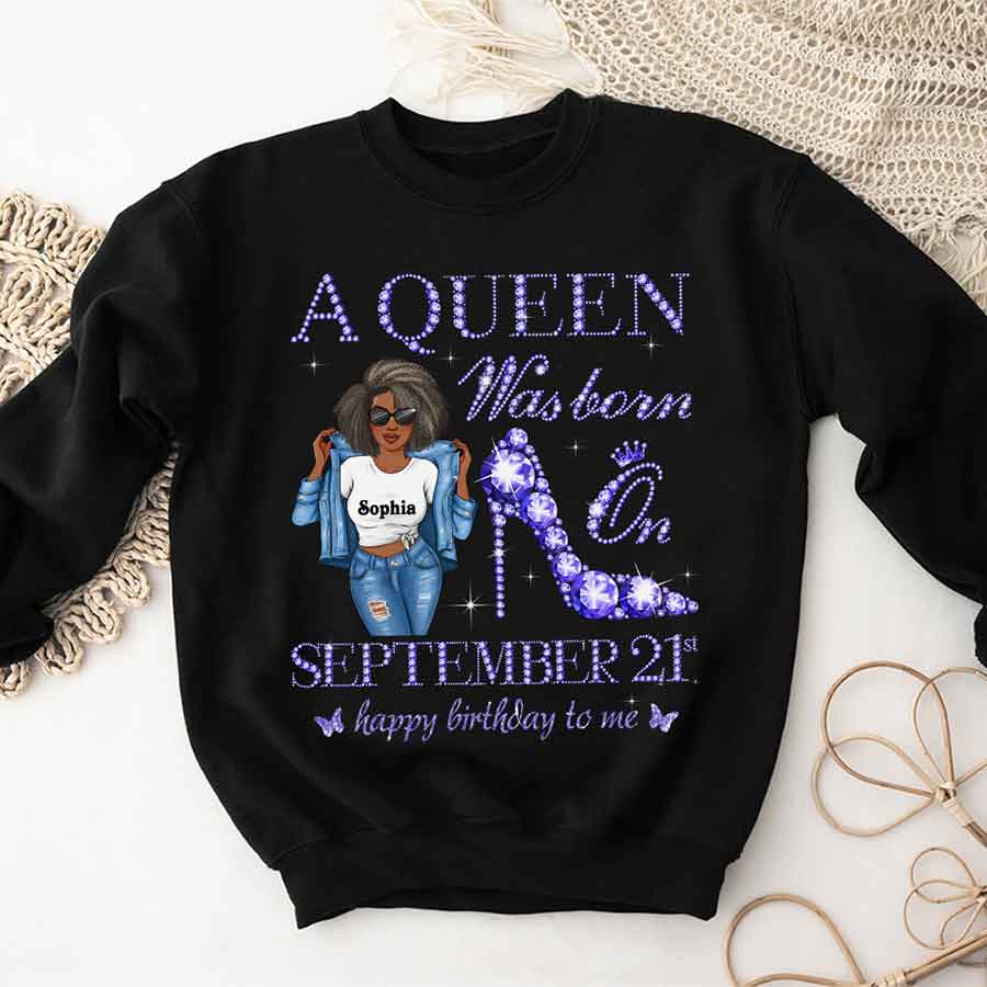 September Birthday Shirt, Custom Birthday Shirt, Queens are Born In September, September Birthday Shirts For Woman, September Birthday Gifts-YPT-HCT