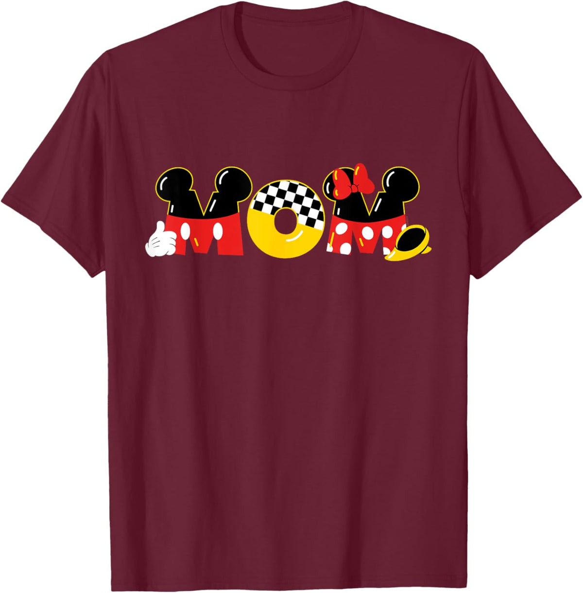 Disney Mickey Mouse &amp; Minnie Mouse Mom Mother\u2019s Day Birthday Mother Shirt