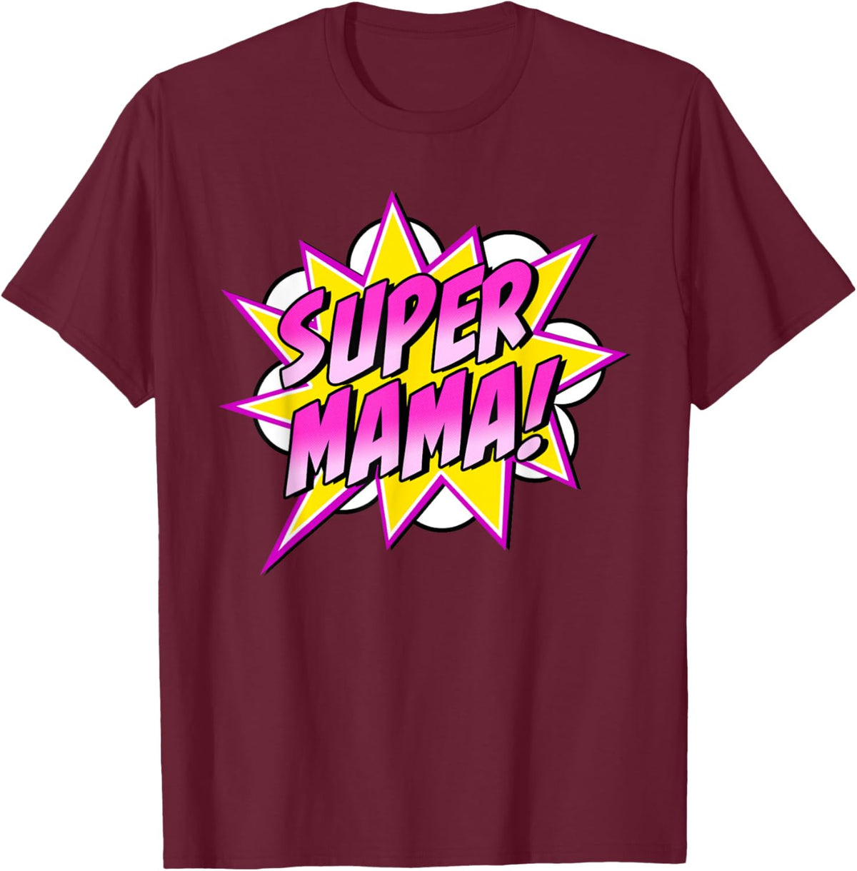 Super Mama Comic Book Superhero Mother&#39;s Day
