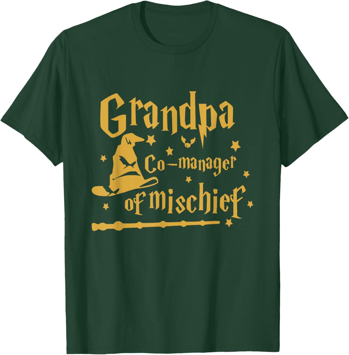 Funny Men Magical Grandpa Manager of Mischief Father&#39;s Day