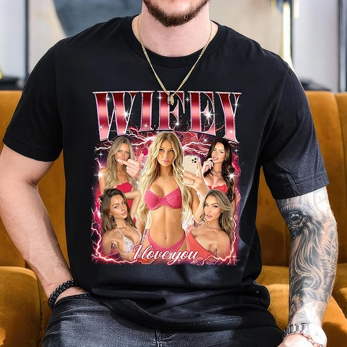 Custom Picture T Shirts, Custom Image T Shirt, Valentines Gifts For Men, Valentines Day Shirts, Custom Tee Shirts, Birth Shirt, Presents For Friends