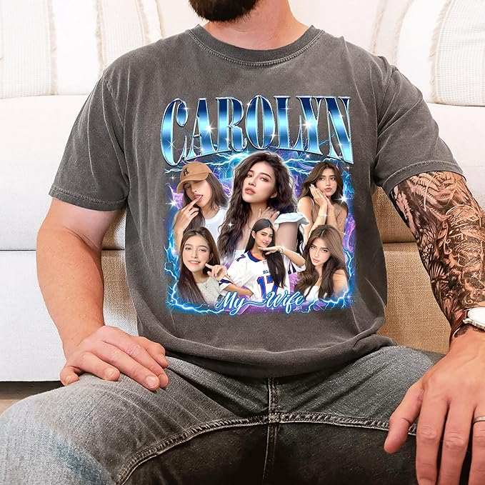 Custom Picture T Shirts, Custom Image T Shirt, Valentines Gifts For Men, Valentines Day Shirts, Custom Tee Shirts, Birth Shirt, Presents For Friends