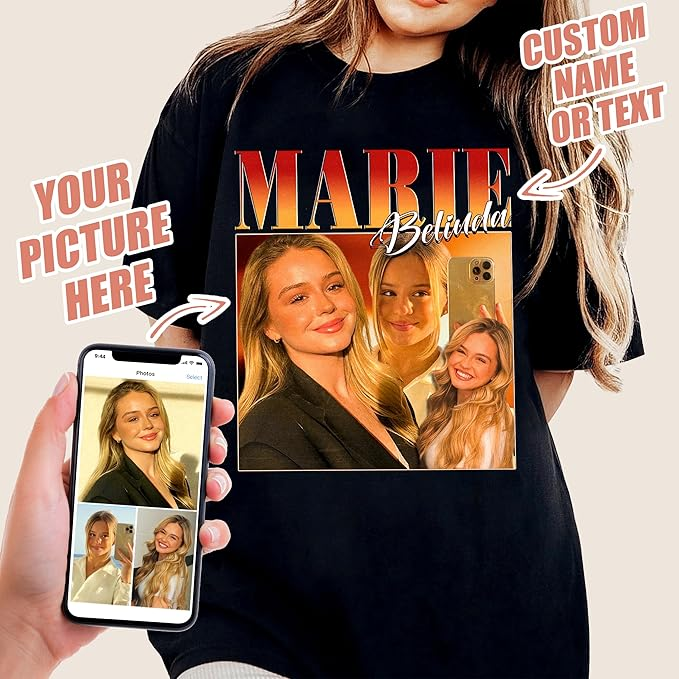 Personalized T Shirts With Pictures, Custom Picture T Shirts, Valentines Gifts, Valentines Day Shirts, Customized Tee Shirts, Shirt Birthday,