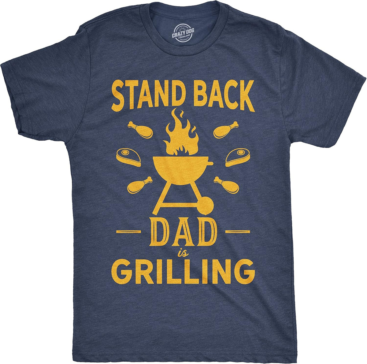 Crazy Dog Dad Fishing Shirts Funny Father&#39;s Day Reel Cool Dad Papa Grandpa Tees