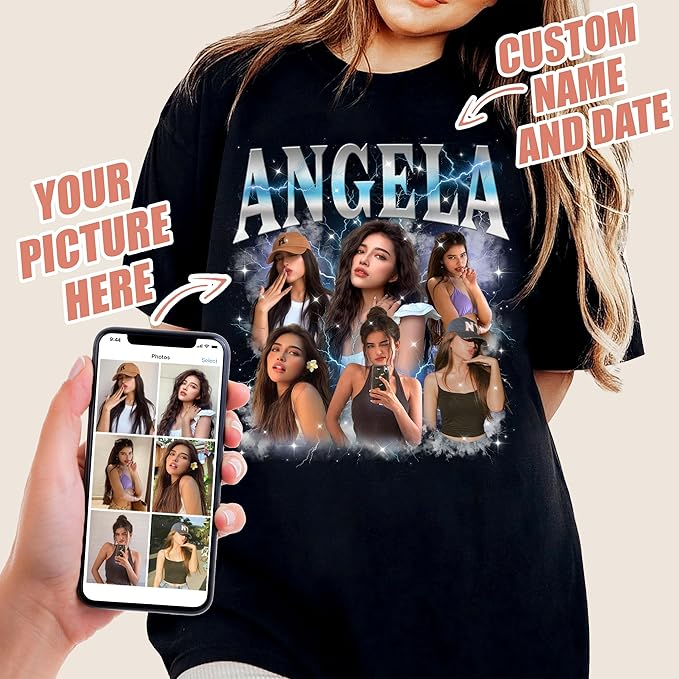 Custom Image T Shirt, Personalized T Shirts With Pictures, Valentines Gifts, Valentines Day Shirts, T Shirt Printing, Shirt Birthday, Presents For Friends