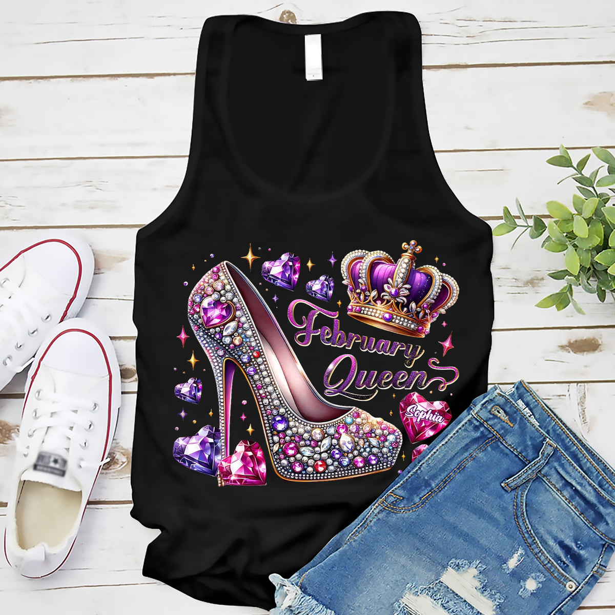 February Birthday Shirt, Custom Birthday Shirt, Queens Born In February, February Birthday Shirts For Woman, February Birthday Gifts, February Is My Birthday Month, Yep The Whole Month-YPT-ALK