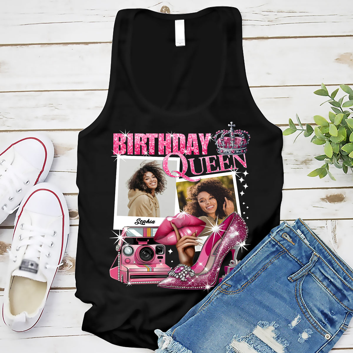 Birthday Queen Shirts, Custom Birthday Shirts, Birthday Shirts For Black Women, Its My Birthday Shirt, Birthday Queen Shirt-YPT-ALK