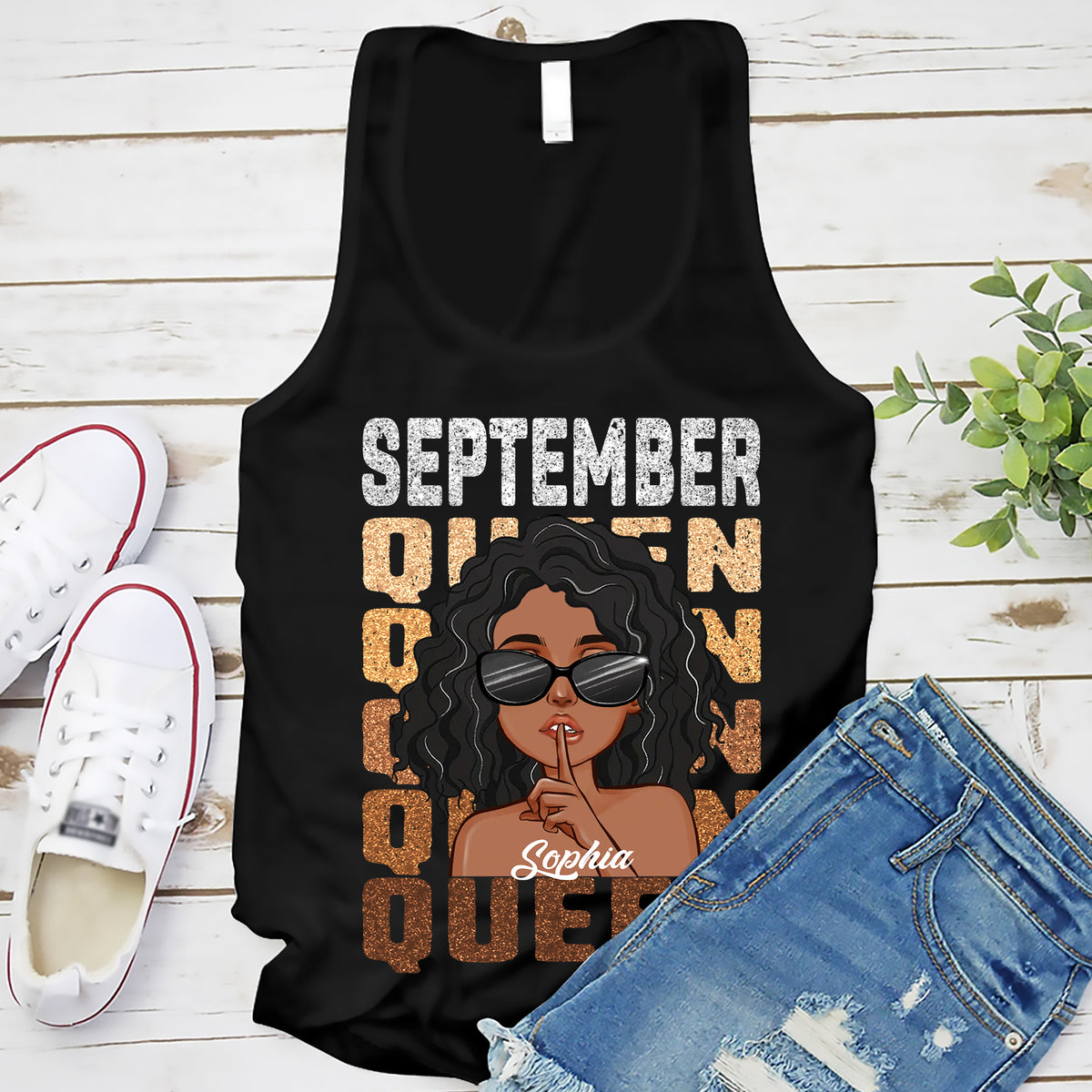 September Birthday Shirt, Custom Birthday Shirt, Queens are Born In September, September Birthday Shirts For Woman, September Birthday Gifts-YPT-ALK