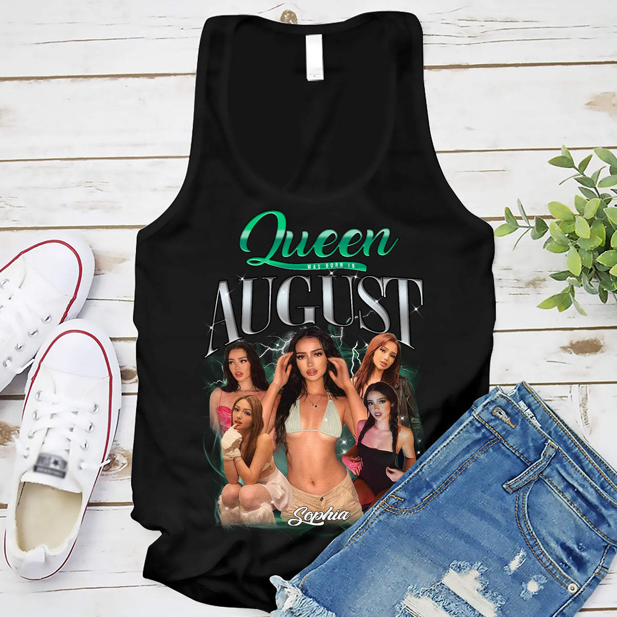 August Birthday Shirt, Custom Birthday Shirt, Queens Born In August, August Birthday Shirts For Woman, August Birthday Gifts-YPT-ALK