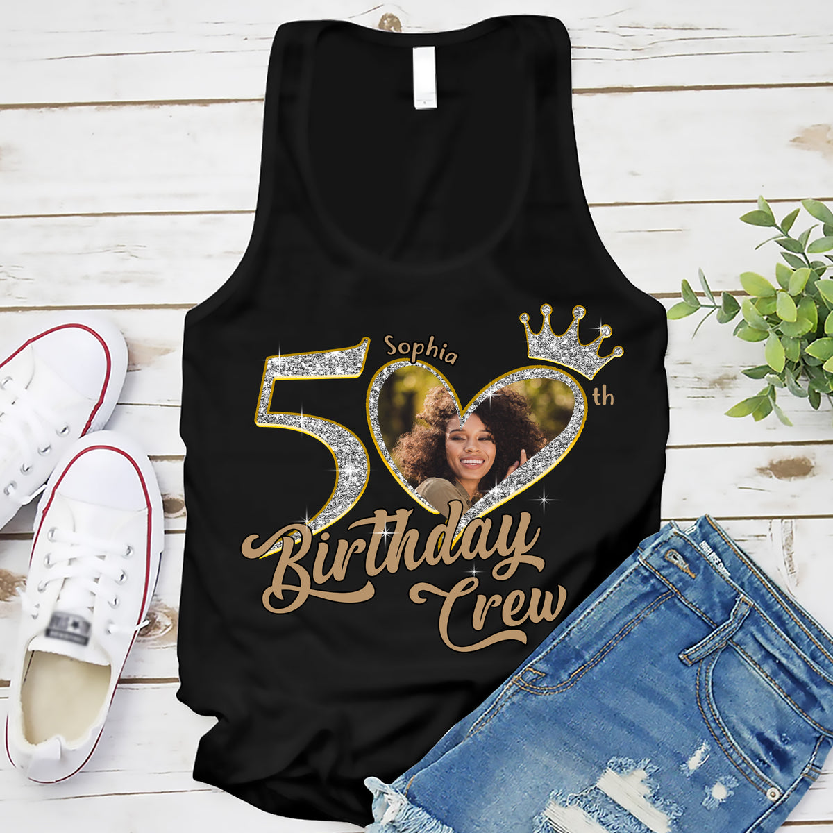 50th Birthday Shirts, Custom Birthday Shirts, Turning 50 Shirt, Gifts For Women Turning 50, 50 And Fabulous Shirt, 50th Birthday Shirts For Her - YPT-ALK