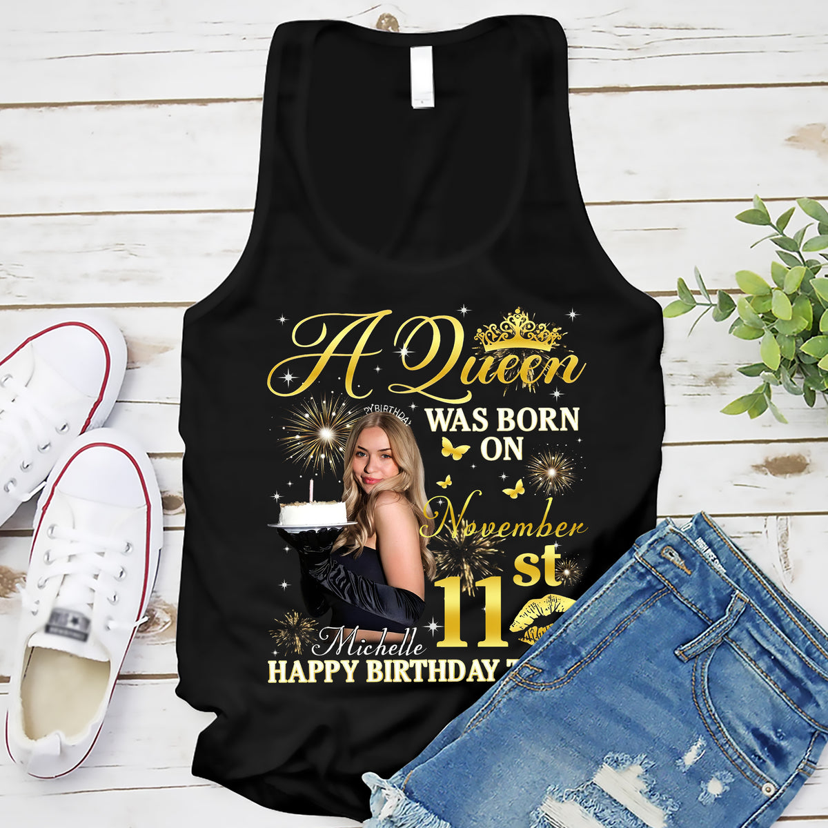 November Birthday Shirt, Custom Birthday Shirt, Queens Born In November, November Birthday Shirts For Woman, November Birthday Gifts, November Is My Birthday Month, Yep The Whole Month-YPT-ALK