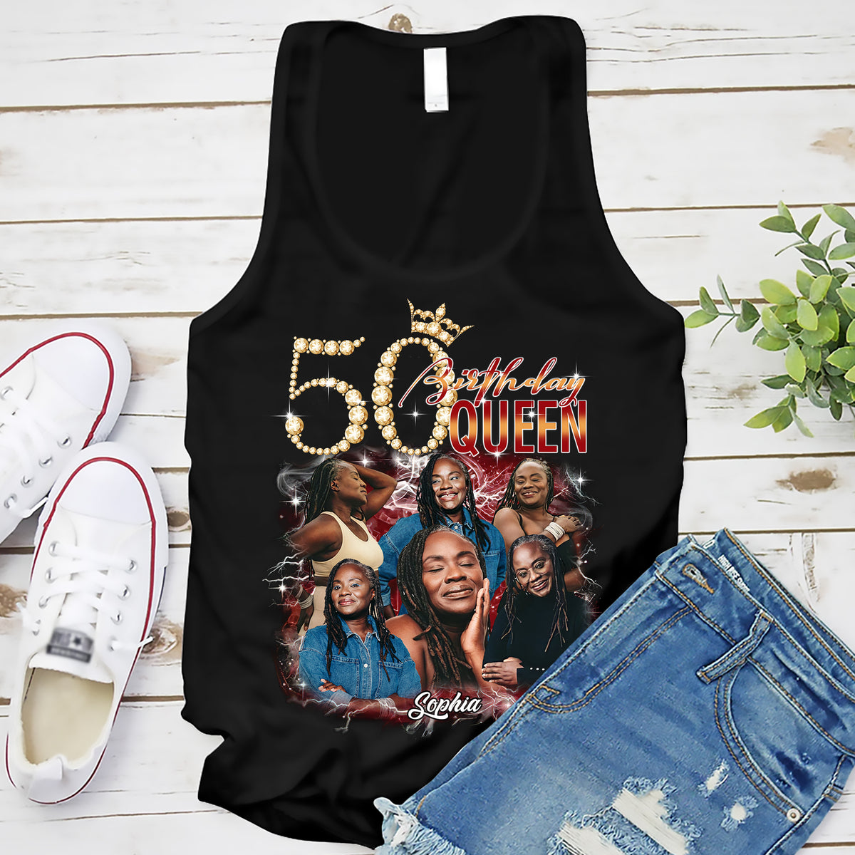 50th Birthday Shirts, Custom Birthday Shirts, Turning 50 Shirt, Gifts For Women Turning 50, 50th Birthday Shirts For Her-YPT-ALK