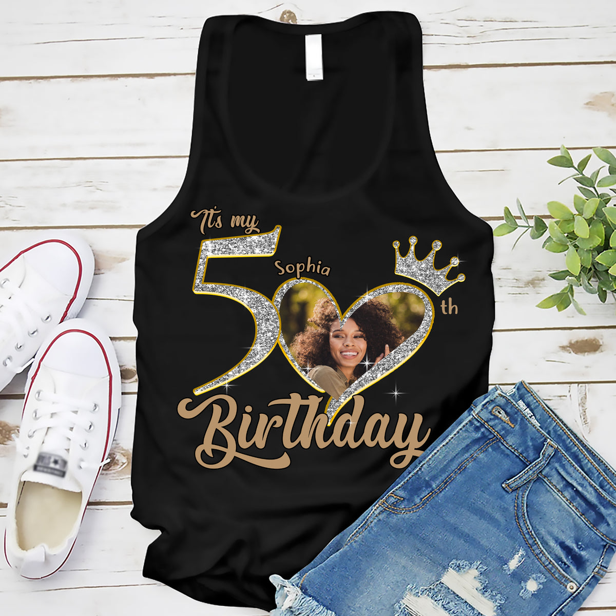 50th Birthday Shirts, Custom Birthday Shirts, Turning 50 Shirt, Gifts For Women Turning 50, 50 And Fabulous Shirt, 50th Birthday Shirts For Her - YPT-ALK