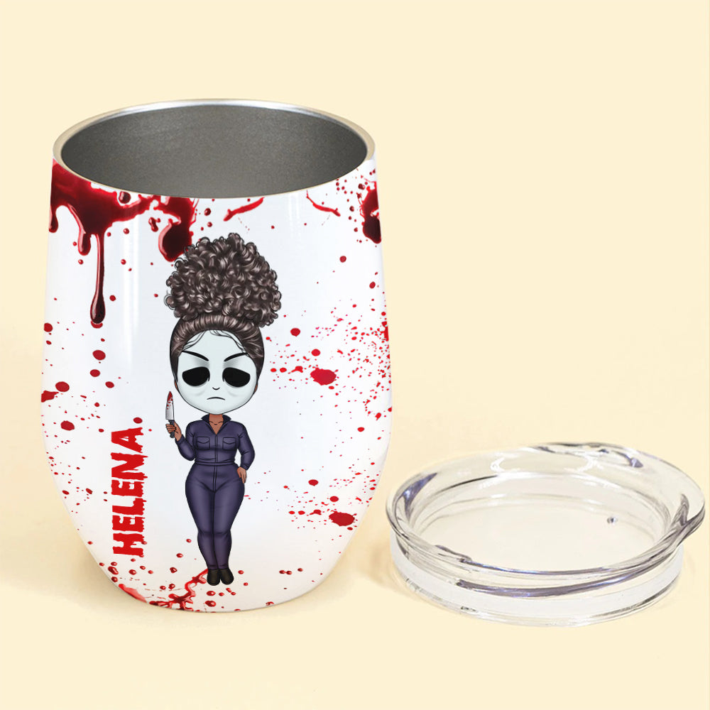Personalized Wine Tumbler - Birthday Gift For October Queen, October birthday gifts, October Birthday Gift idea For Her