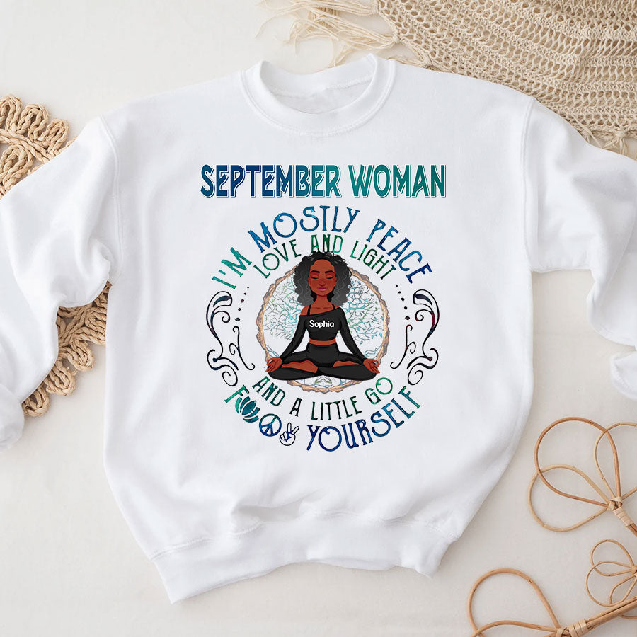 September Birthday Shirt, Custom Birthday Shirt, September Birthday Shirts For Woman, September Birthday Gifts