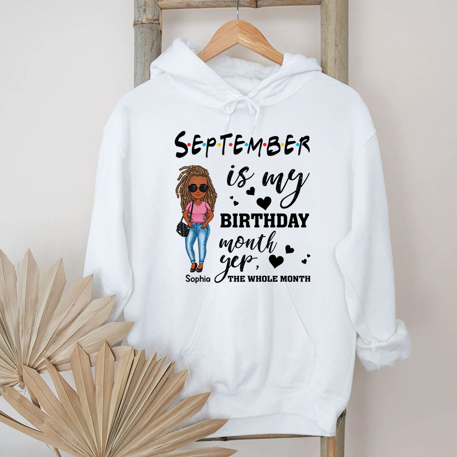 September Birthday Shirt, Custom Birthday Shirt, September Birthday Shirts For Woman, September Birthday Gifts