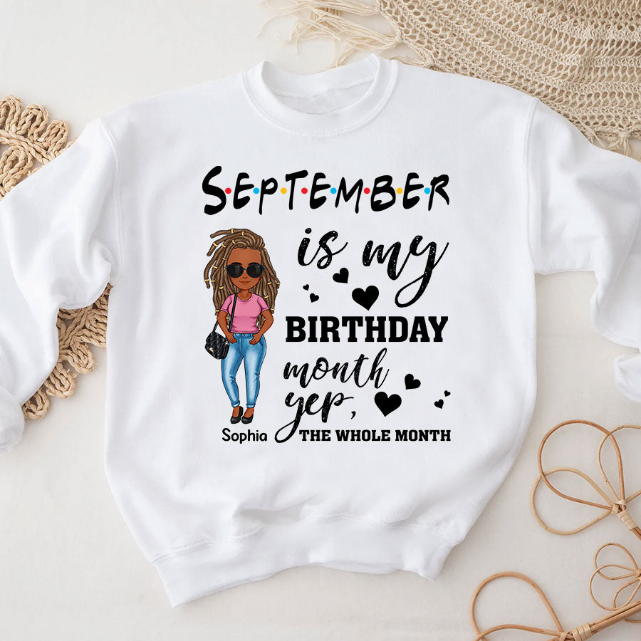 September Birthday Shirt, Custom Birthday Shirt, September Birthday Shirts For Woman, September Birthday Gifts