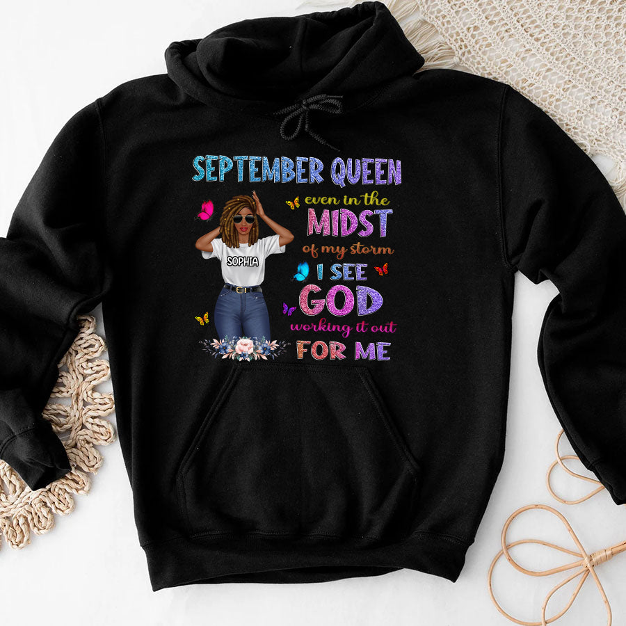September Birthday Shirt, Custom Birthday Shirt, Queen Was Born In September, September Birthday Shirts For Woman, September Birthday Gifts, September Is My Birthday Month, Yep The Whole Month