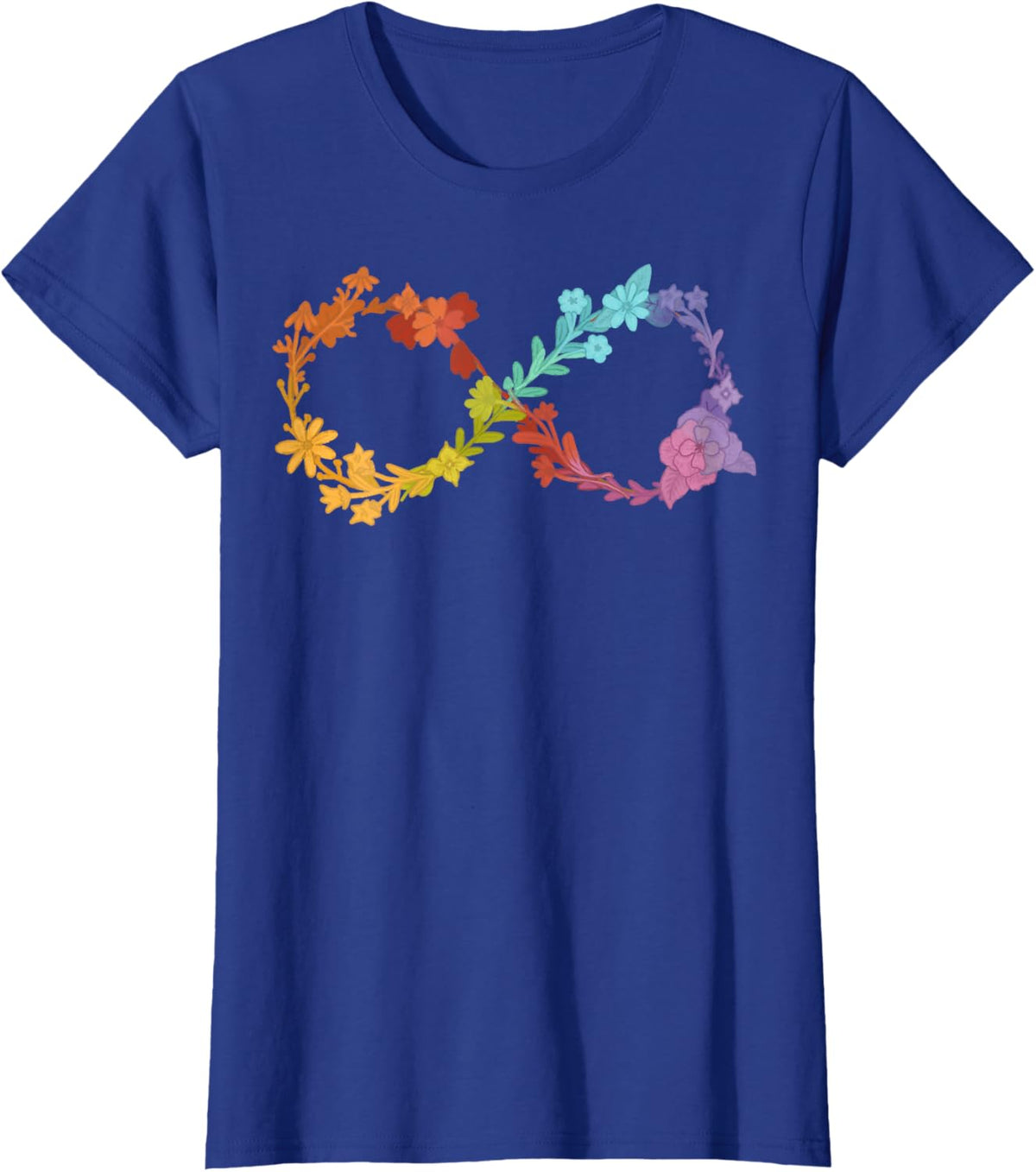 Floral Neurodiversity Infinity Symbol Autism Awareness