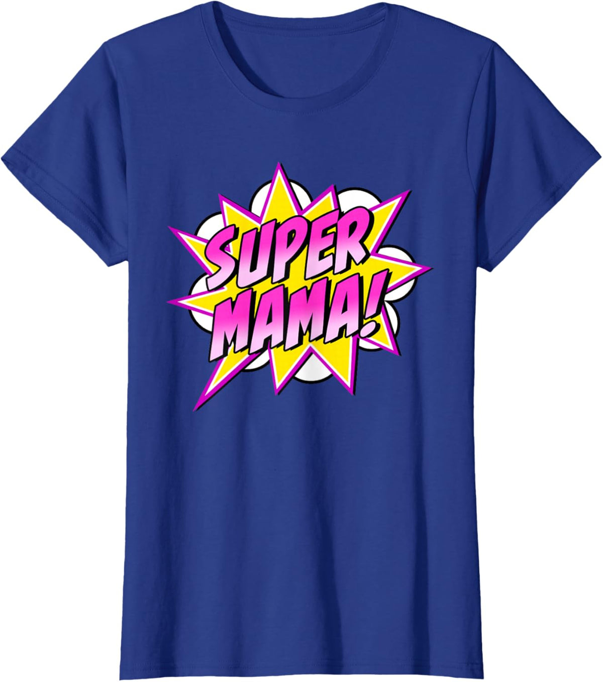 Super Mama Comic Book Superhero Mother&#39;s Day