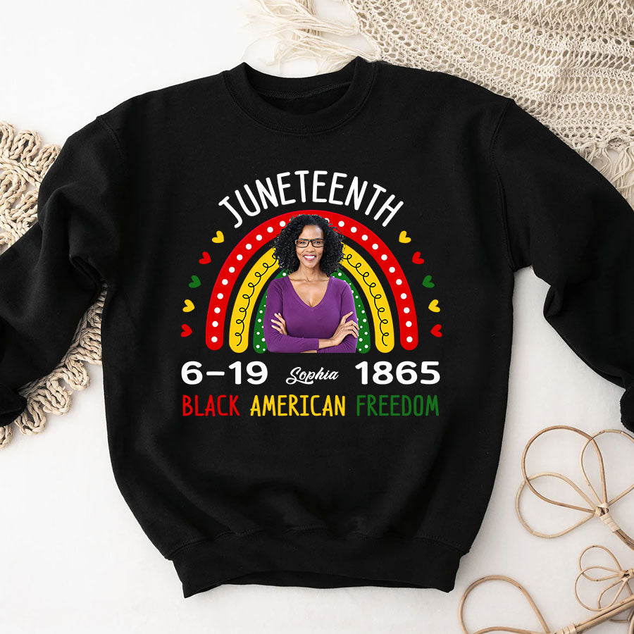 Personalized Shirt - Juneteenth T Shirt, Black Women&#39;s Juneteenth t shirt, Juneteenth shirt ideas, Black History Gift For Black Woman