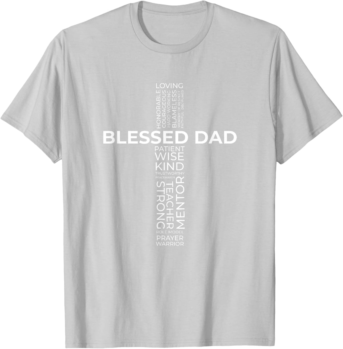 Christian Blessed Dad Cross Father&#39;s Day Shirt