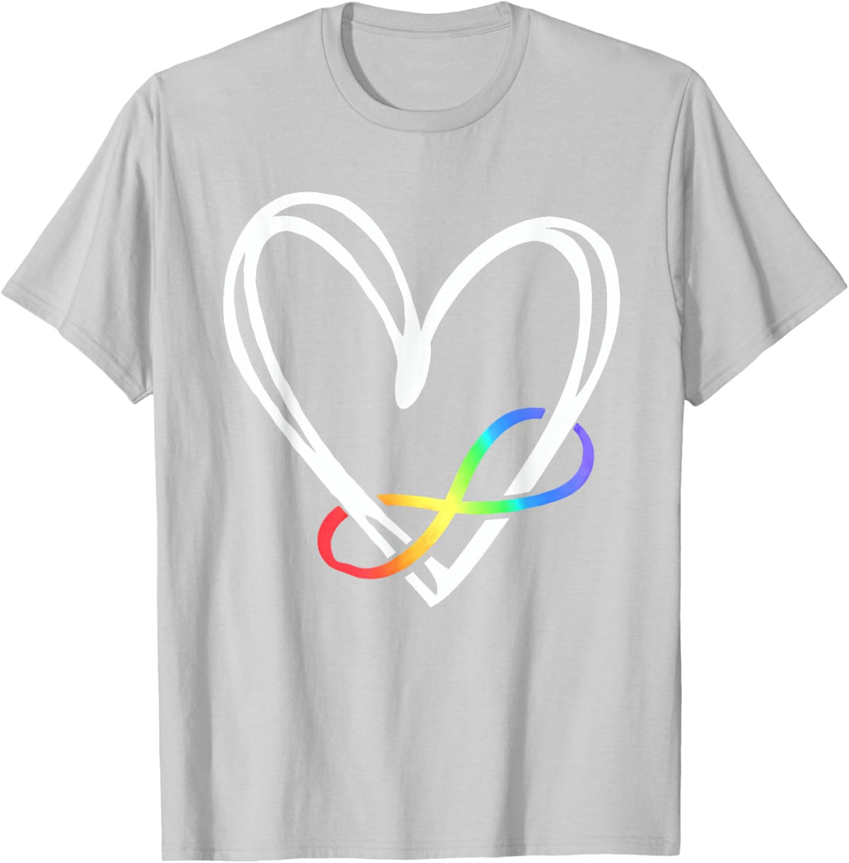 Infinity Heart Autism Awareness Love Needs No Words Tie Dye