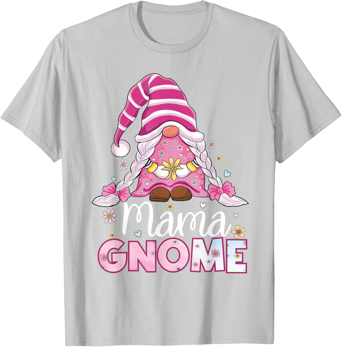 Flower For Mom Gnomies Cute Gnome Mom Happy Mother&#39;s Day