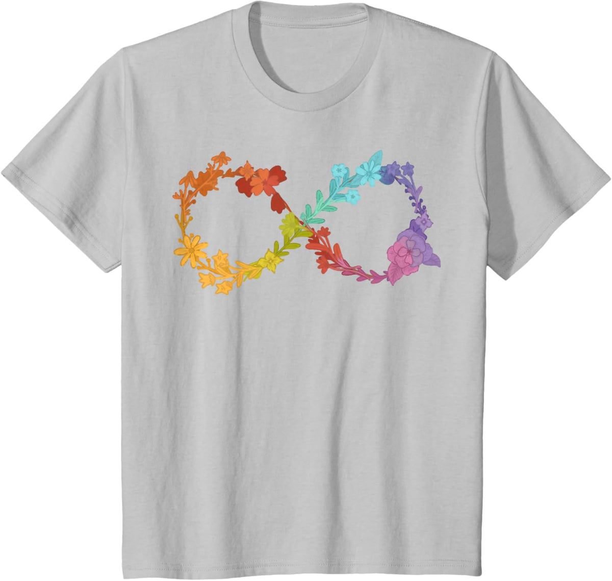 Floral Neurodiversity Infinity Symbol Autism Awareness