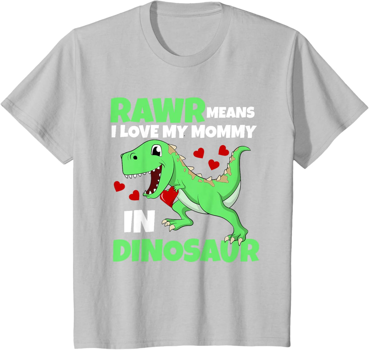 Kids I Love My Mommy Rawr Dinosaur Mom Mother&#39;s Day Toddler Boy Mother Shirt