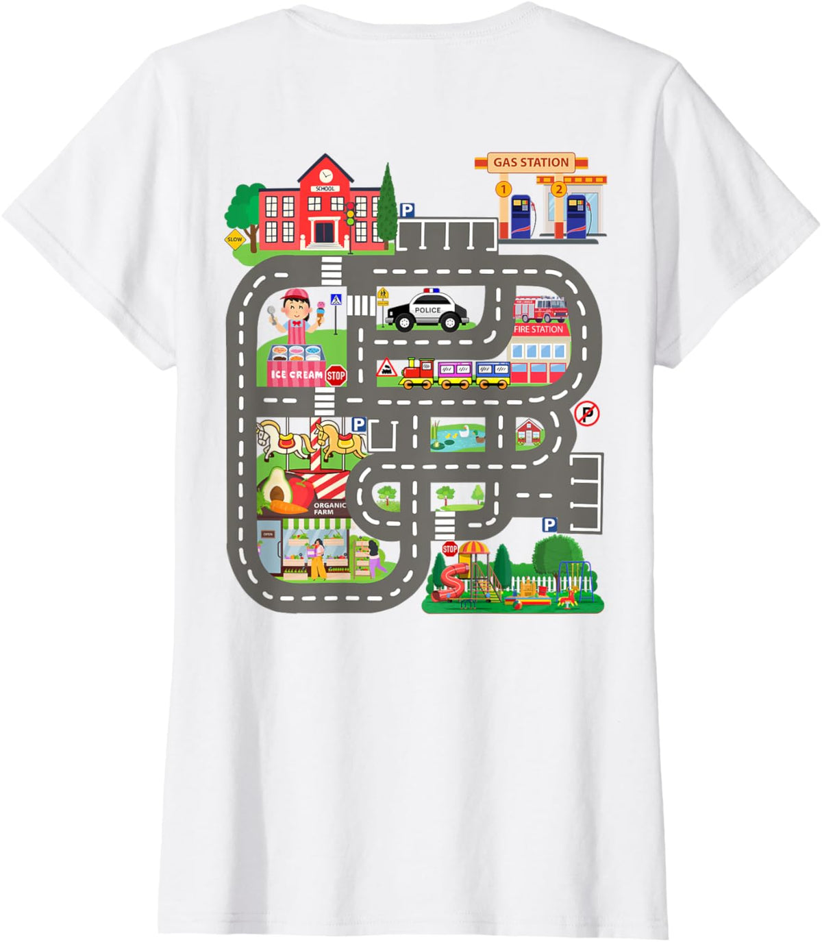 Kids Play Cars on Dad&#39;s Back Funny Father&#39;s Day Race Track