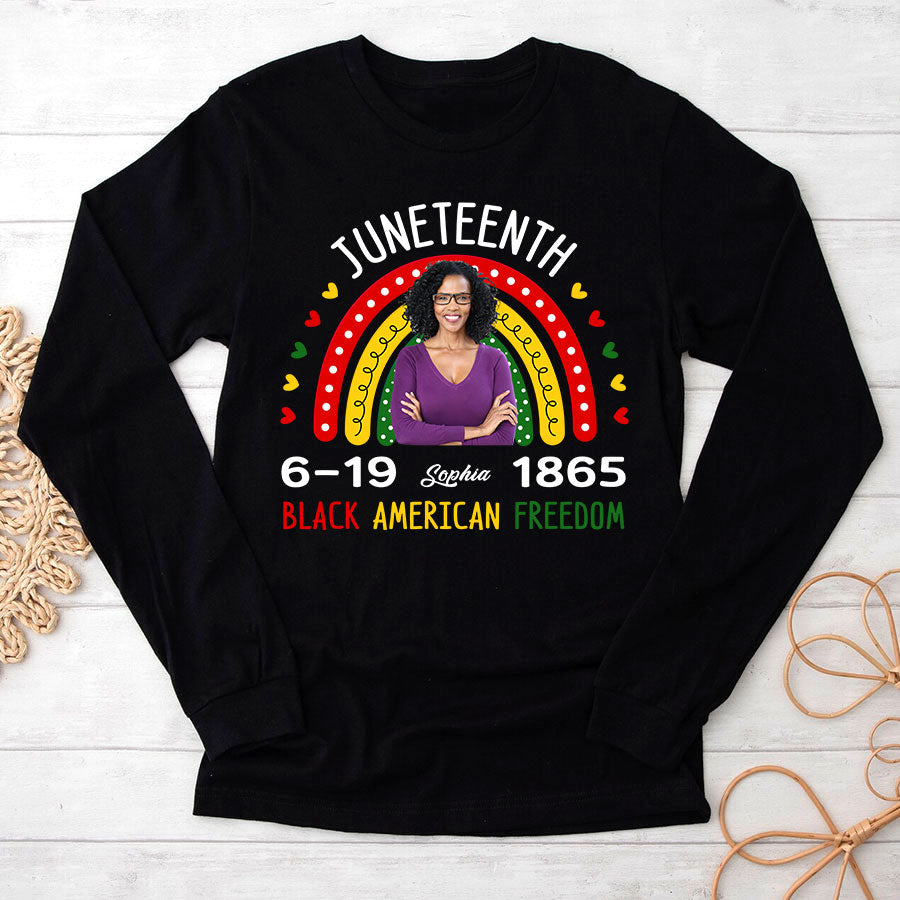 Personalized Shirt - Juneteenth T Shirt, Black Women&#39;s Juneteenth t shirt, Juneteenth shirt ideas, Black History Gift For Black Woman
