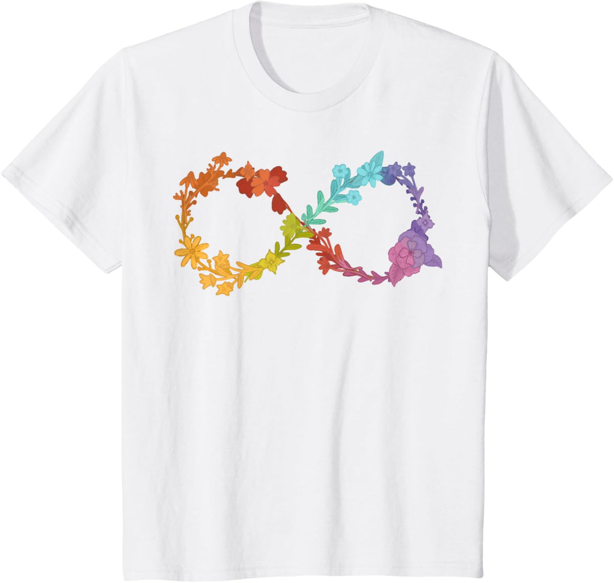 Floral Neurodiversity Infinity Symbol Autism Awareness