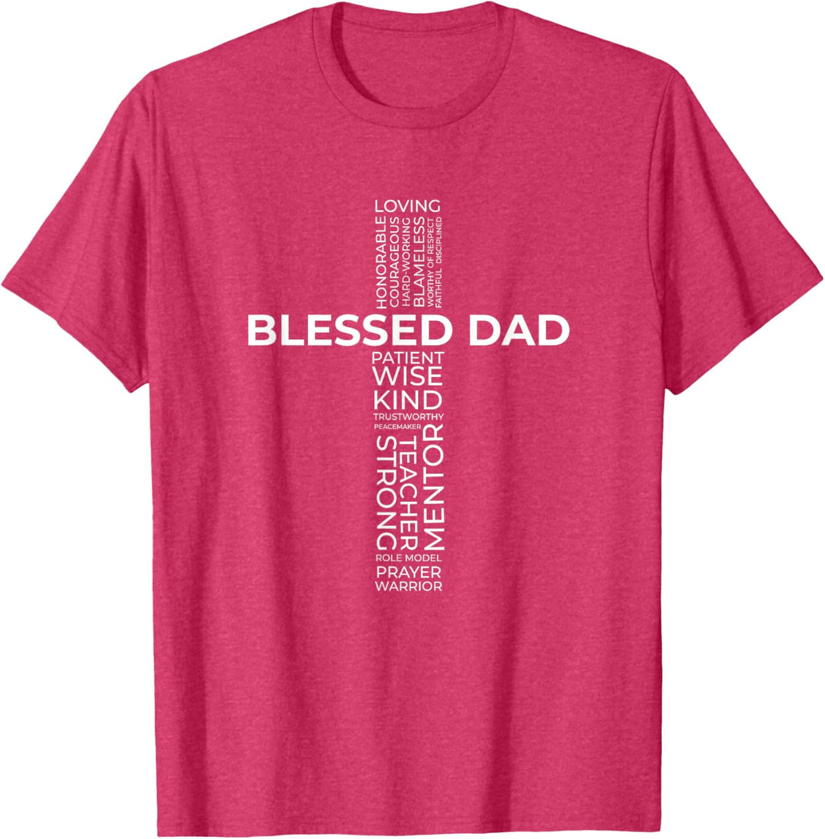 Christian Blessed Dad Cross Father&#39;s Day Shirt