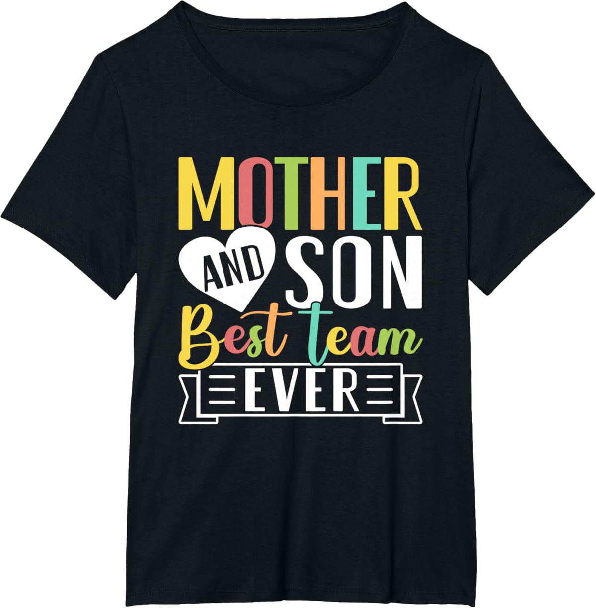 Mothers Day Mama Mom Son Love Mommy Mama Mother&#39;s Black Unisex Classic Fit Crew Neck Short Sleeve Mother Shirt