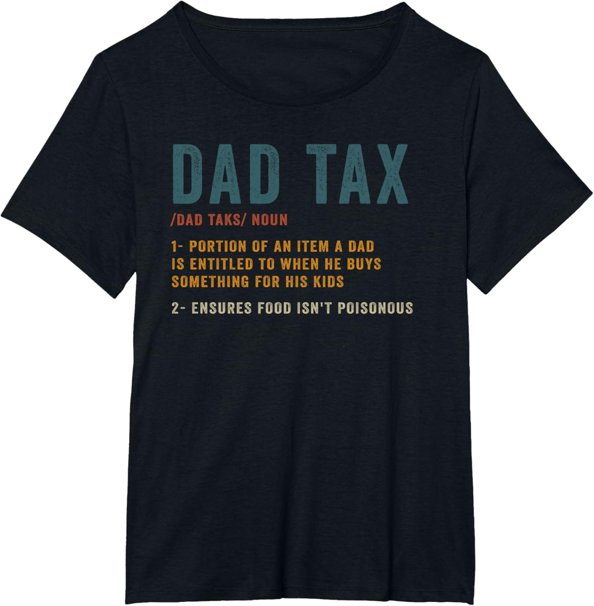 Vintage Dad Tax Definition Men Funny Father&#39;s Day
