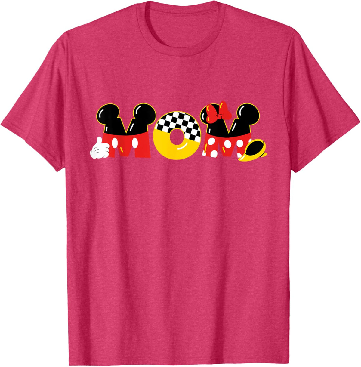 Disney Mickey Mouse &amp; Minnie Mouse Mom Mother\u2019s Day Birthday Mother Shirt