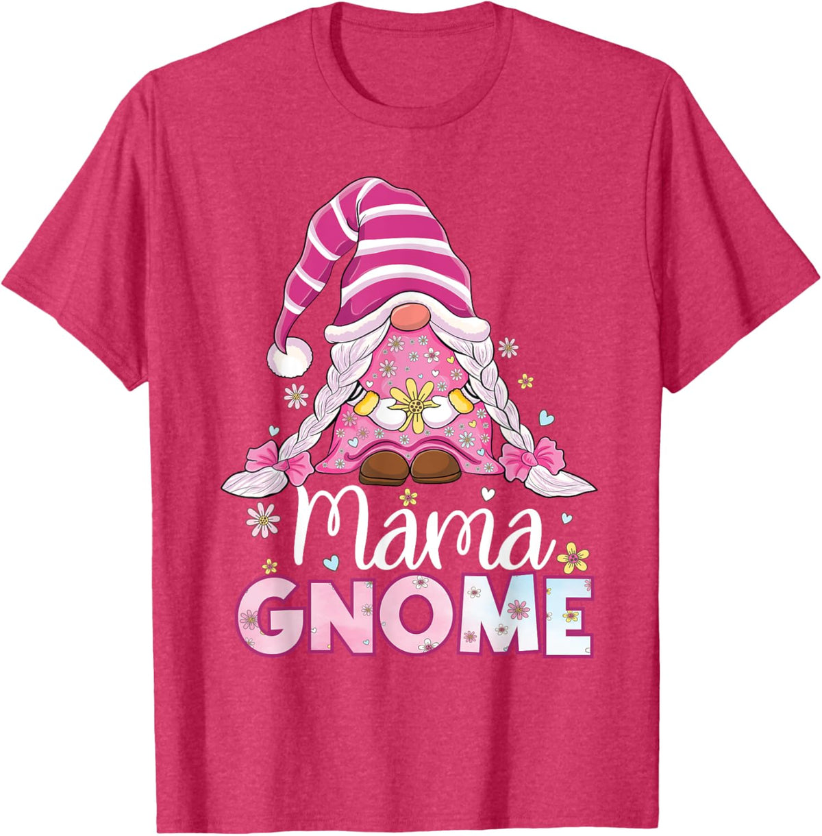 Flower For Mom Gnomies Cute Gnome Mom Happy Mother&#39;s Day