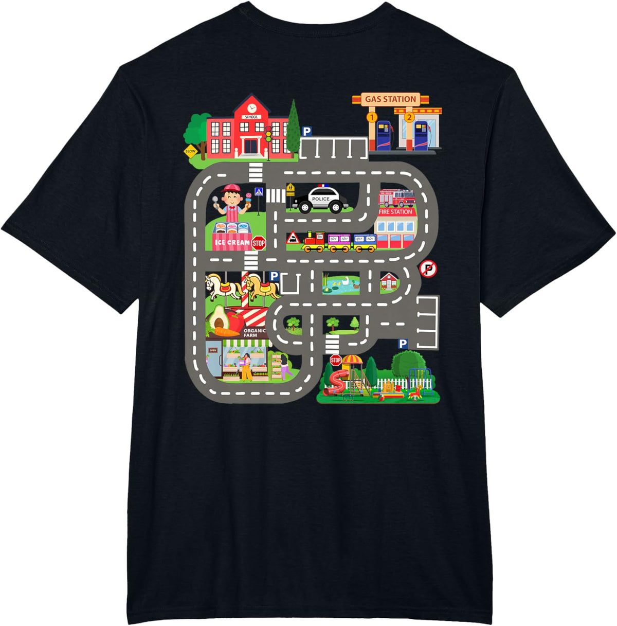 Kids Play Cars on Dad&#39;s Back Funny Father&#39;s Day Race Track