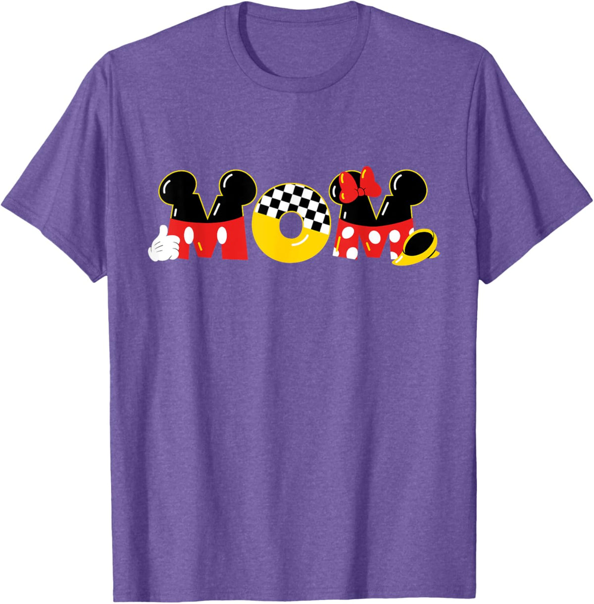 Disney Mickey Mouse &amp; Minnie Mouse Mom Mother\u2019s Day Birthday Mother Shirt