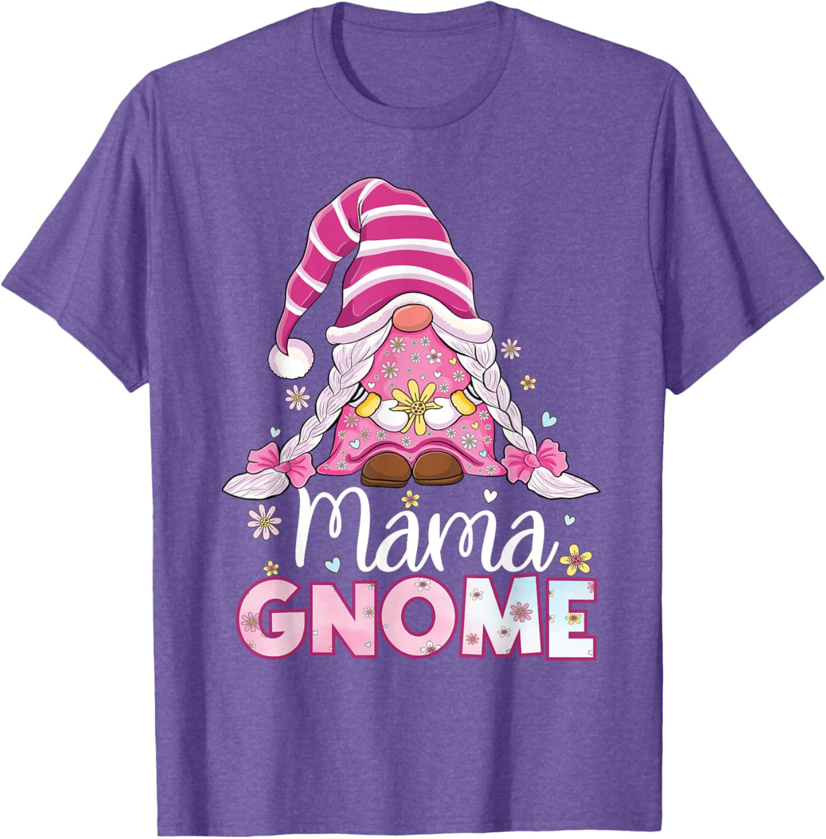 Flower For Mom Gnomies Cute Gnome Mom Happy Mother&#39;s Day